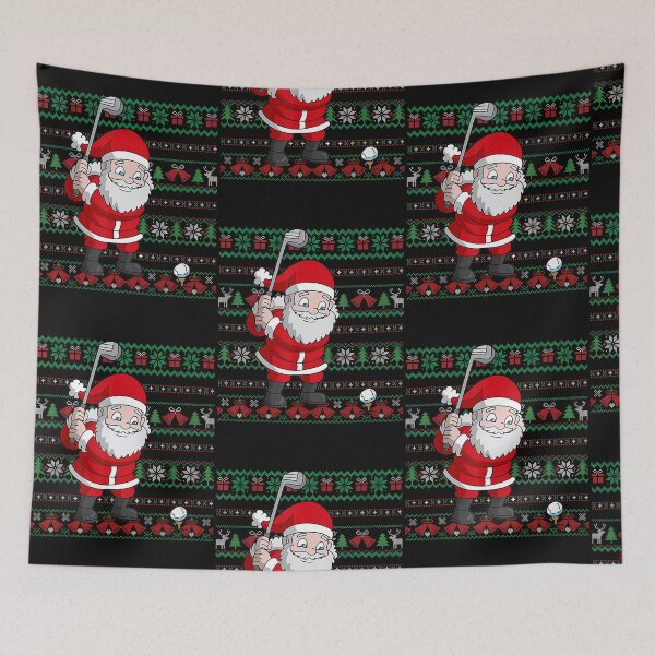 Item preview, Christmas Santa Claus Golf Sport Lover Ugly Xmas designed and sold by mariamontemaxwn.