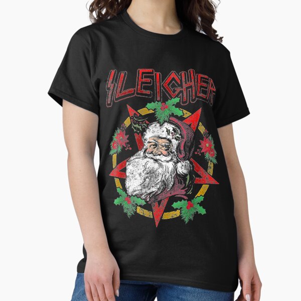 Artikel-Vorschau von Sleigher Heavy Metal Weihnachtsmann Weihnachten Xmas, designt und verkauft von QelaClayton.