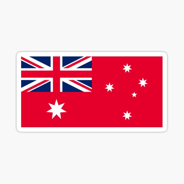 billedtekst civilisation tempo Australian Flag Stickers | Redbubble