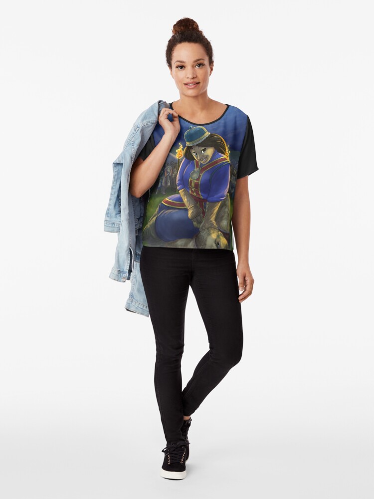Alternate view of Khutulun - Rejected Princesses Chiffon Top