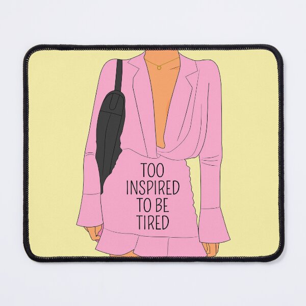 Item preview, Inspiring Boss Woman In Pink With Empowering quote designed and sold by Miss Tea Positive.