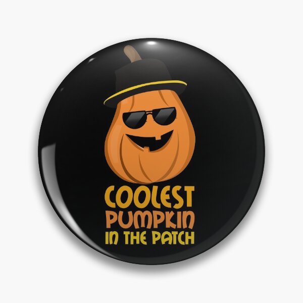 Item preview, Coolest Pumpkin In The Patch Halloween Funny Pumpkin with Hat and Sunglasses designed and sold by odrito.