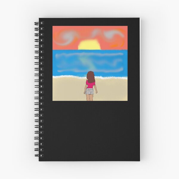 Item preview, Beach girl watching sunset designed and sold by Teletori802.