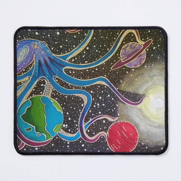 Item preview, Galactic Space Octopus with Planets designed and sold by MazilyKay.