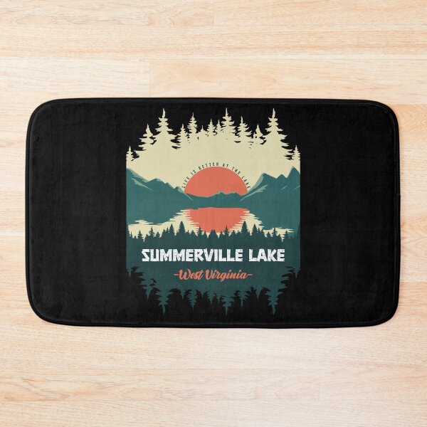 Item preview, Retro Summerville Lake West Virginia designed and sold by Friday NightCo.