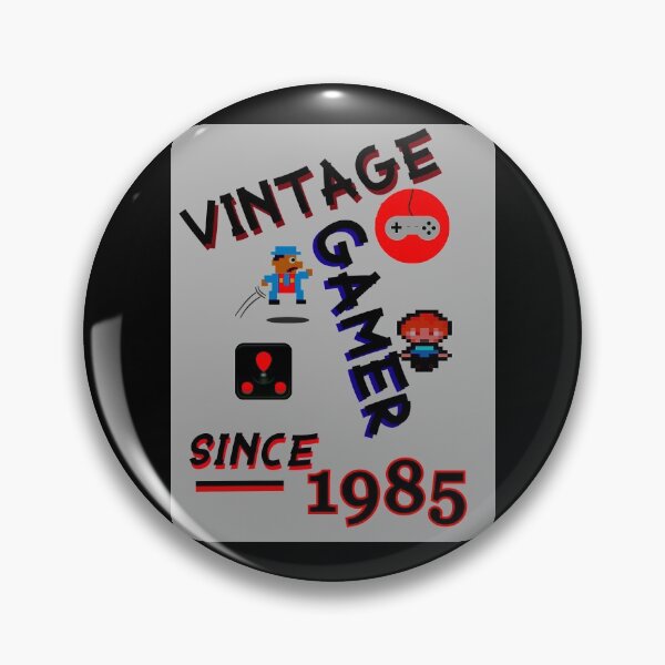 Item preview, Vintage Gamer Since 1985 designed and sold by KathteeDesign.
