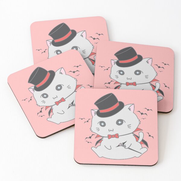 Item preview, Kyuuketsuki Neko - Cute Vampire Dracula Chibi Cat designed and sold by kittengallery.