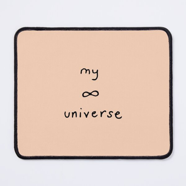 Item preview, My Universe with Infinity Symbol Black Outline on Champagne designed and sold by lineartdesigns.