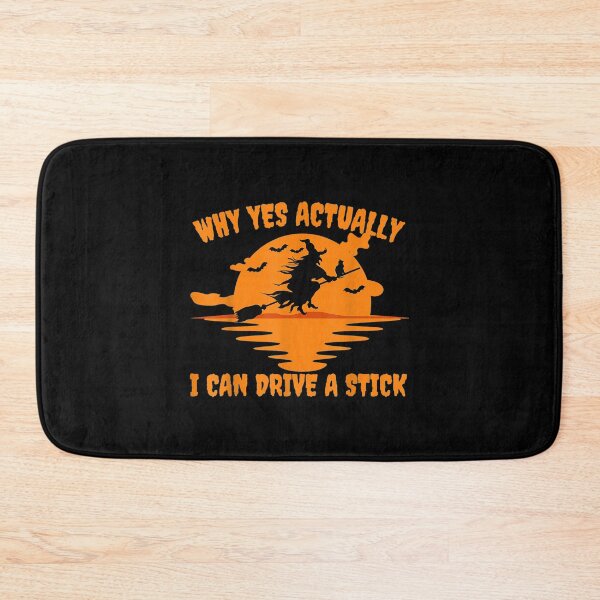 Item preview,  Why Yes Actually Can Drive Stick Funny Halloween Witch designed and sold by angelata.