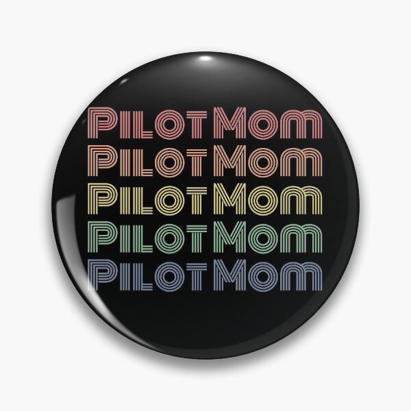 Item preview, You love your job as a Pilot mom -  born to fly retro designed and sold by HStudioPrints.