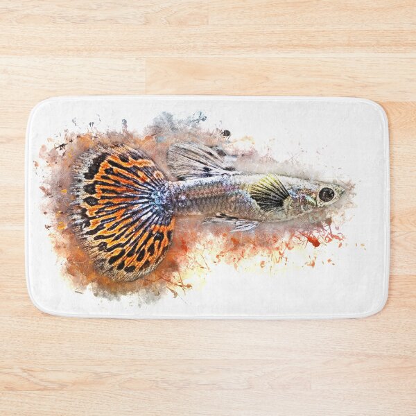 Aperçu de l'œuvre Oreille d'éléphant Guppy - Poecilia reticulata créée et vendue par AquariumLutter.