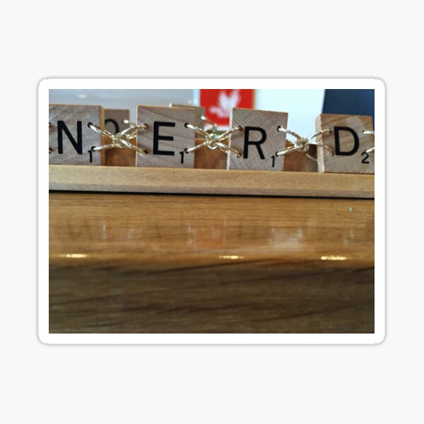 nerd's the word Sticker
