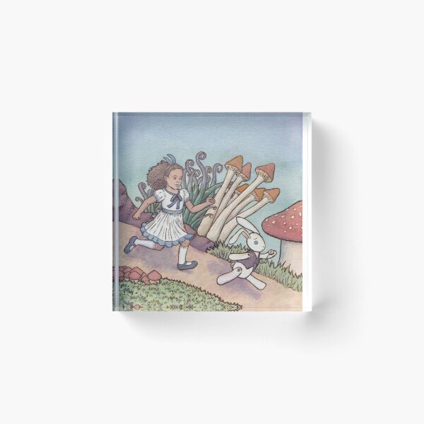 Item preview, Alice Chased the White Rabbit designed and sold by MarinaPrints.