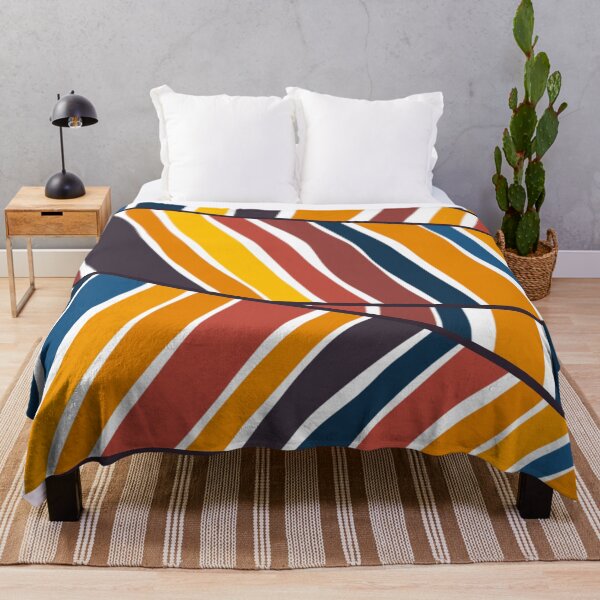 Artikelvorschau, Tribal Mid-Century Modern Inspired Stripes Pattern entworfen und verkauft von bubblyshades.