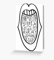 ROAR Greeting Card