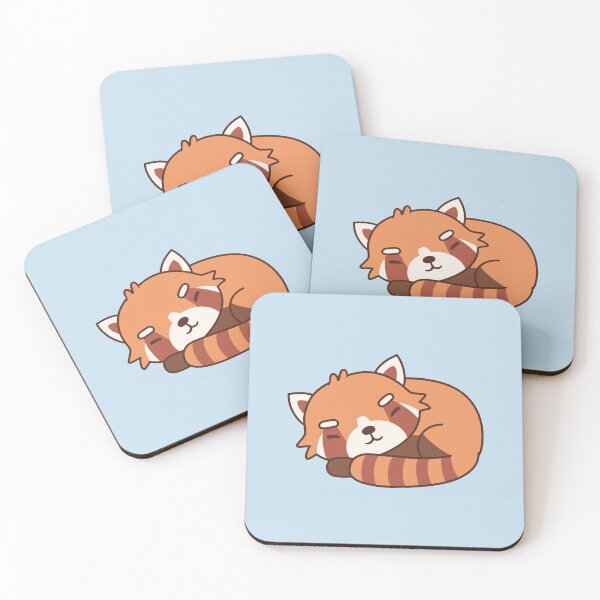 Item preview, Cute Sleeping Red Panda designed and sold by rustydoodle.