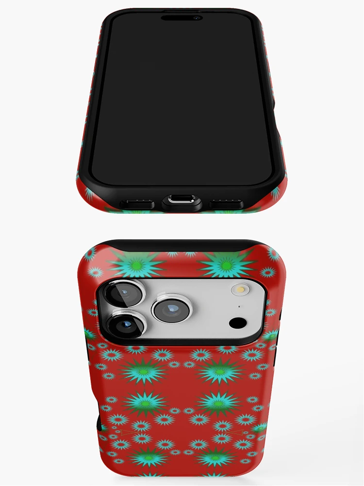 Thumbnail 3 of 4, iPhone Case, Abstract Sun Shape Geometric Patterns Design 2 designed and sold by ClassyPatterns.