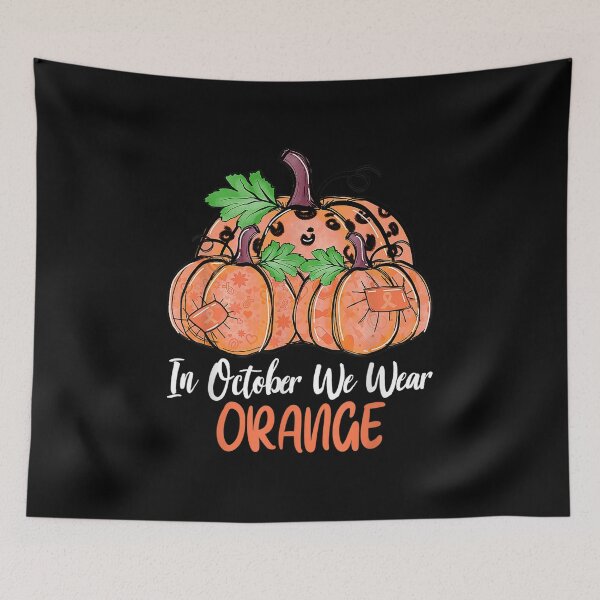 Item preview,  Copd Awareness Month November We Wear Orange Pumpkin designed and sold by angelata.