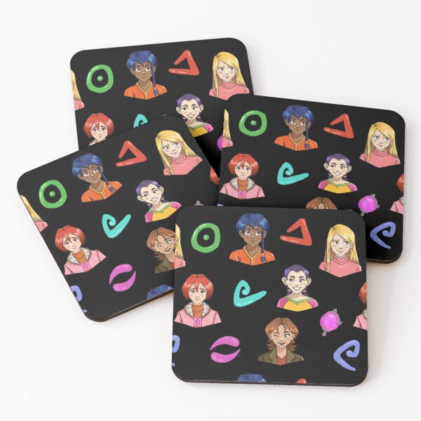 Item preview, W.I.T.C.H repeat pattern! (Black) designed and sold by beckyjenksart.