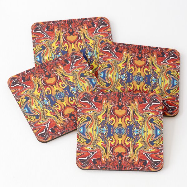 Item preview, Rorschach Evident 2 | liquid pour | marble art designed and sold by Amanda Ozga.