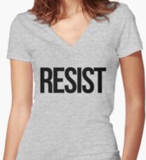 Resist Women's Fitted V-Neck T-Shirt