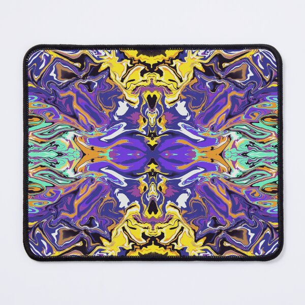 Item preview, Rorchach second | liquid pour | marble art designed and sold by Amanda Ozga.