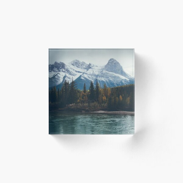 mountain river Acrylic Block