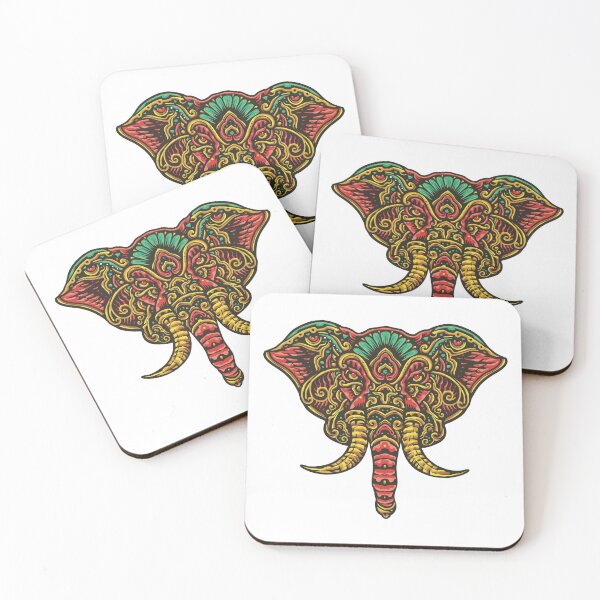 Item preview, Ornamental Elephant designed and sold by Vector Scout Lab.
