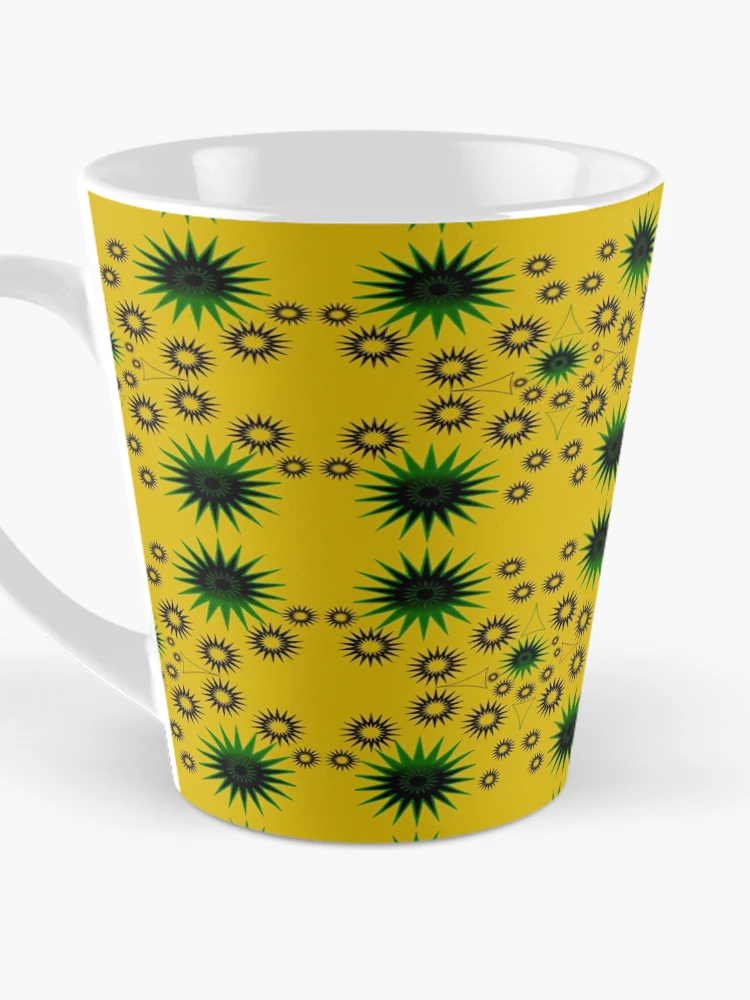 Thumbnail 3 of 4, Coffee Mug, Abstract Sun Shape Geometric Patterns Design 4 designed and sold by ClassyPatterns.