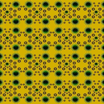 Artwork thumbnail, Abstract Sun Shape Geometric Patterns Design 4 by ClassyPatterns