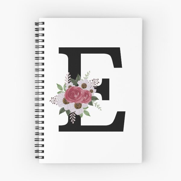 Item preview, Letter E initial first name gift birthday flower designed and sold by joozybart.