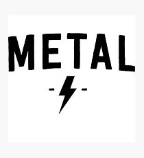Metal Rock Photographic Print