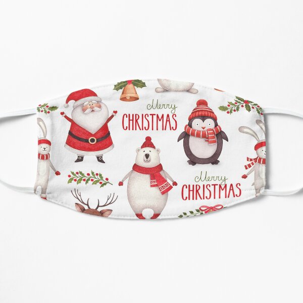 Merry Christmas Flat Mask