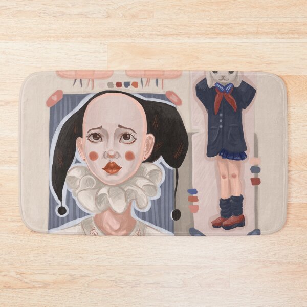 Item preview, Sad clown portrait designed and sold by darkmoonlight-.
