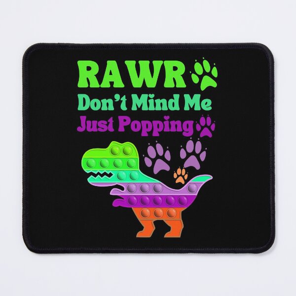 Item preview, Rawr Don't Mind Me Just Popping Green Purple Anti Stress Toy designed and sold by Ashberry2.