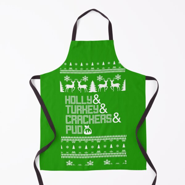 Item preview, Holly and Turkey and Crackers and Pud (Christmas Sweater) designed and sold by David Bath.