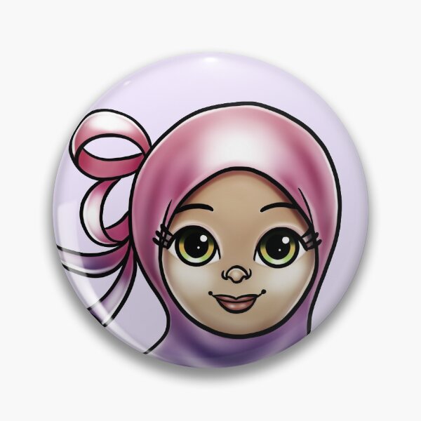 Item preview, New Design Muslim Me Hijabi Cartoon - Purple designed and sold by Emma Apple.