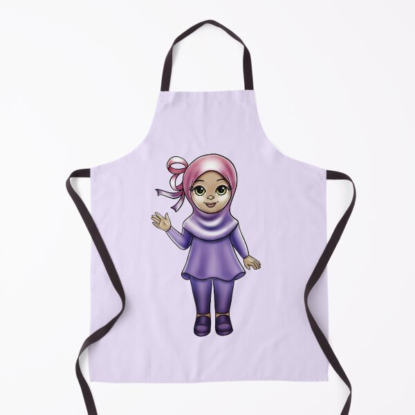 Item preview, New Design Muslim Me Hijabi Cartoon - Purple designed and sold by Emma Apple.