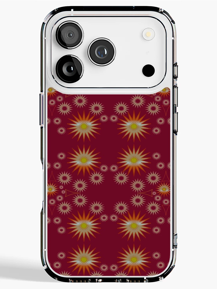 Thumbnail 1 of 5, iPhone Case, Abstract Sun Shape Geometric Patterns Design 7 designed and sold by ClassyPatterns.