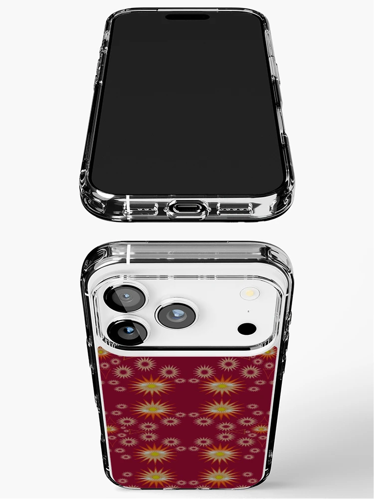 Thumbnail 3 of 5, iPhone Case, Abstract Sun Shape Geometric Patterns Design 7 designed and sold by ClassyPatterns.