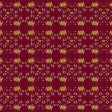 Artwork thumbnail, Abstract Sun Shape Geometric Patterns Design 7 by ClassyPatterns