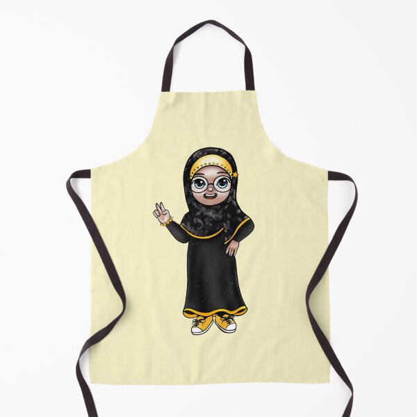 Item preview, New Design Muslim Me Hijabi Cartoon - Yellow designed and sold by Emma Apple.