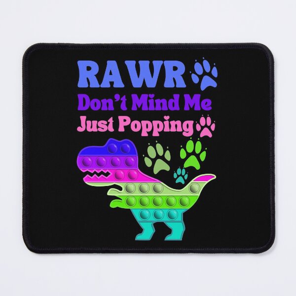 Item preview, Rawr Don't Mind Me Just Popping Blue Green Anti Stress Toy designed and sold by Ashberry2.