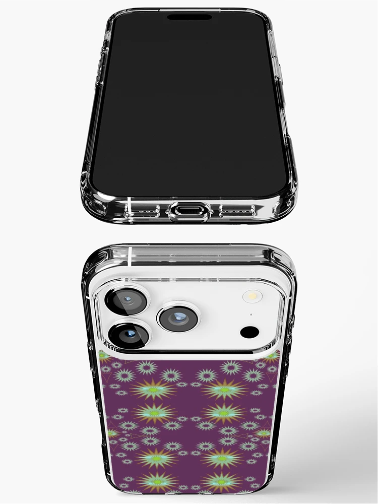Thumbnail 3 of 5, iPhone Case, Abstract Sun Shape Geometric Patterns Design 8 designed and sold by ClassyPatterns.