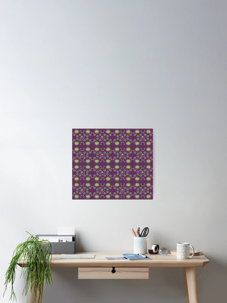 Thumbnail 2 of 3, Poster, Abstract Sun Shape Geometric Patterns Design 8 designed and sold by ClassyPatterns.