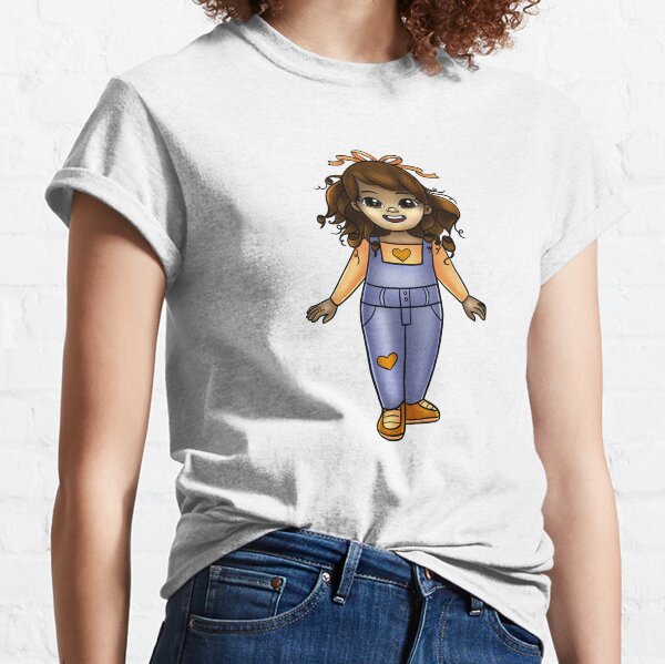 New Design Muslim Me Hijabi Cartoon - Orange Classic T-Shirt