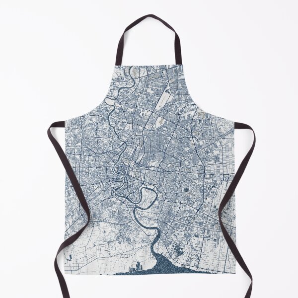 Item preview, Bangkok City Map Thailand - Coastal designed and sold by deMAP.