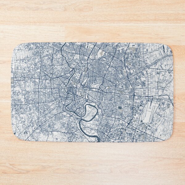 Item preview, Bangkok City Map Thailand - Coastal designed and sold by deMAP.