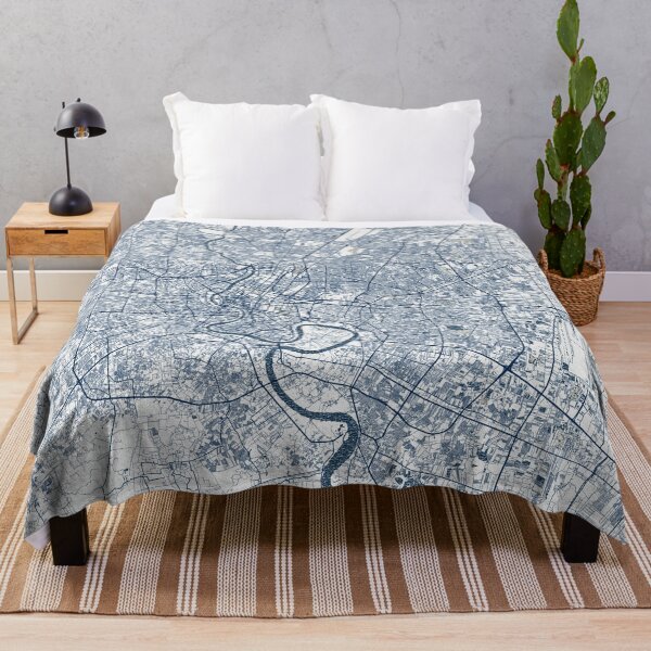Item preview, Bangkok City Map Thailand - Coastal designed and sold by deMAP.
