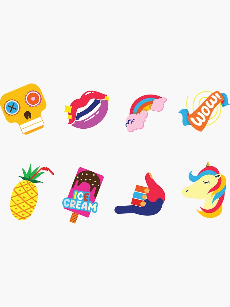 Cheerful & Funny Stickers - fun stickers Sticker for Sale by feras hassan